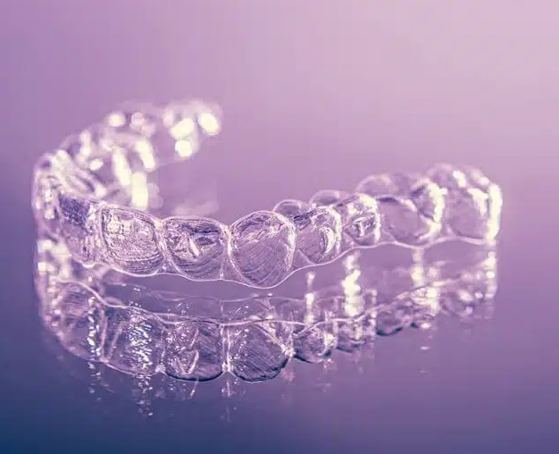 transparent invisalign aligner in ventura