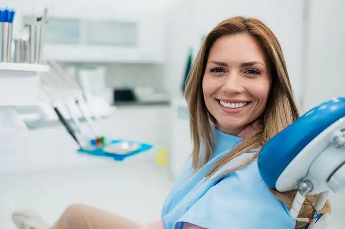 young lady at the smile shapers general dentistry